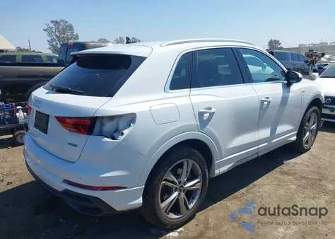 2021 Audi Q3 Premium 45 Tfsi S Line Quattro Tiptronic from USA, damaged, VIN WA1DECF36M1028109